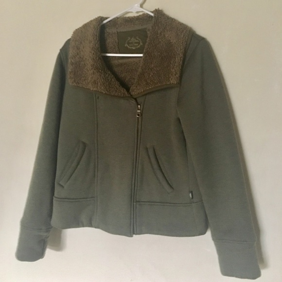Army Green warm Prana Jacket - Picture 1 of 6